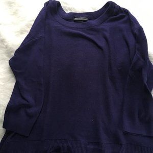 Lane Bryant Sweater with Zipper Side Detail
